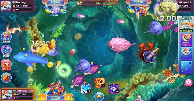Bắn cá Hải Vương GamVip chơi như thế nào? Tips hay 3 Chế độ bắn trong săn cá Hải Vương