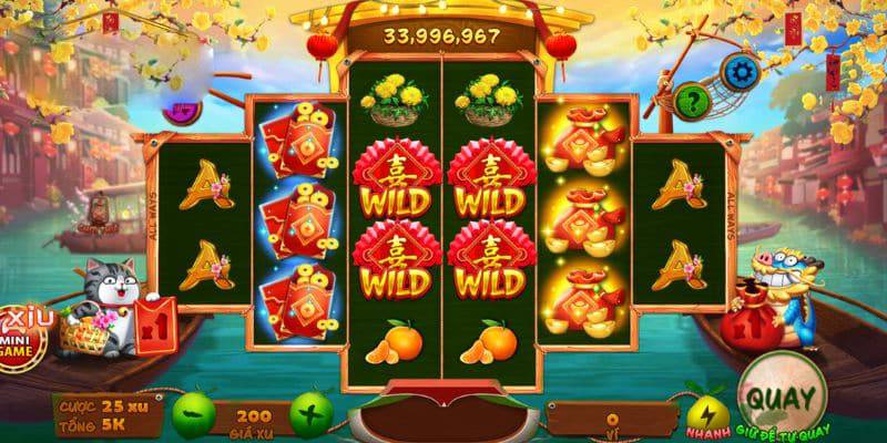 Sắc Xuân Chợ Tết GamVip: Du xuân rinh trăm triệu về nhà 4 săn hũ jackpot lớn